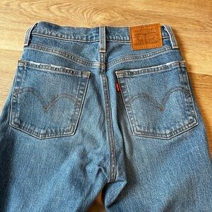 Levi's Wedgie Blue Jeans